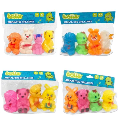 ANIMAL CHILLON EN BOLSA X4