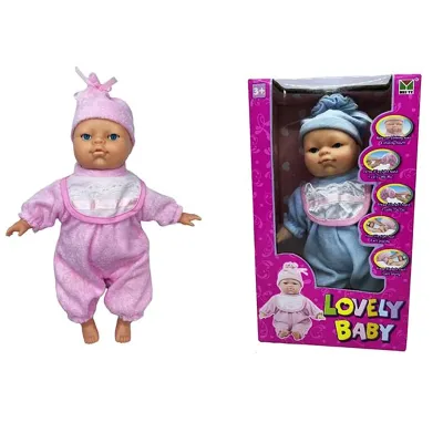 BEBÉ DE PILAS CON SONIDO EN CAJA