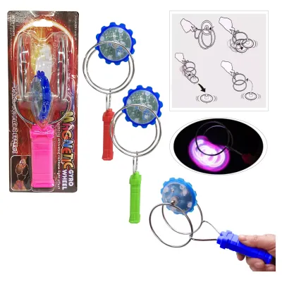 TROMPO MAGNETICO GIRATORIO CON LUZ