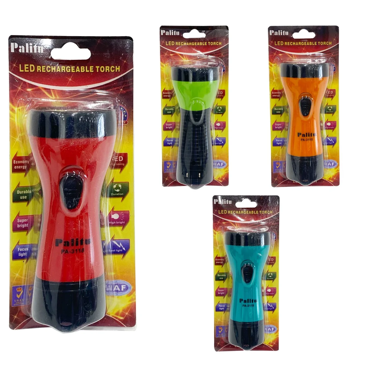 LINTERNA RECARGABLE 110V