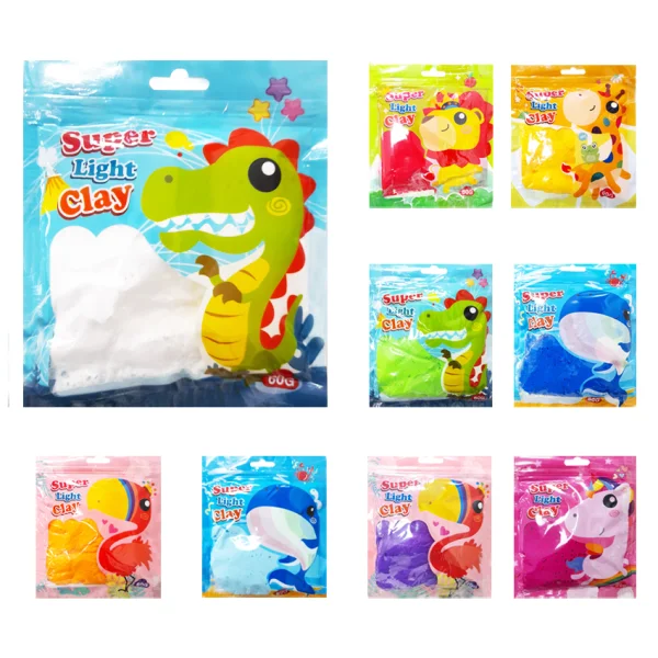 FOAMI MOLDEABLE EN BOLSA ANIMALES (PQTX12)