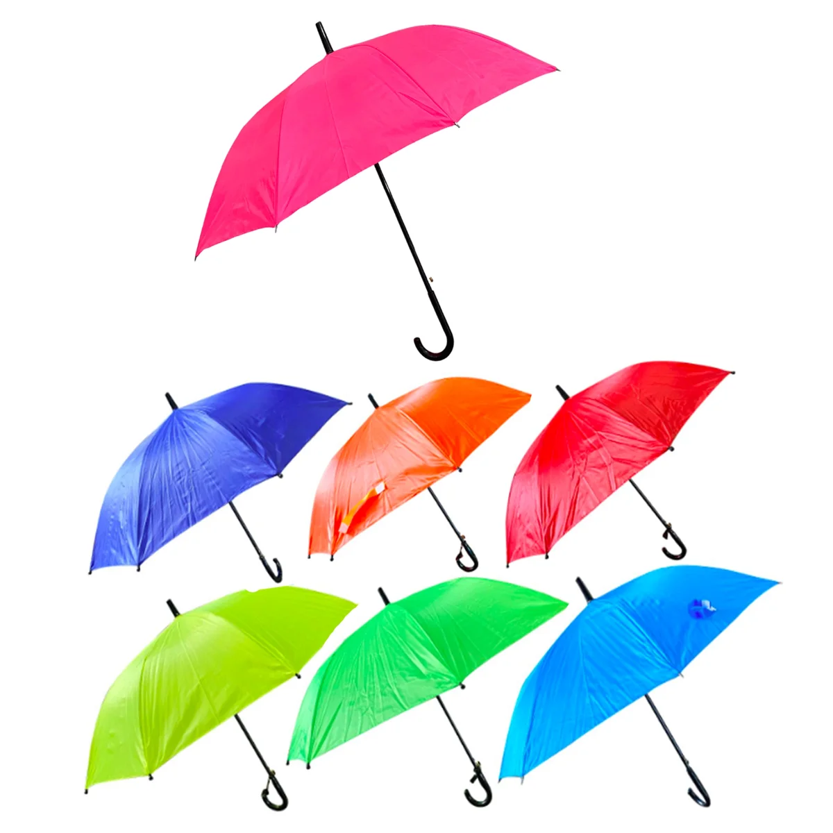 SOMBRILLA NEON CON PITO 50CM