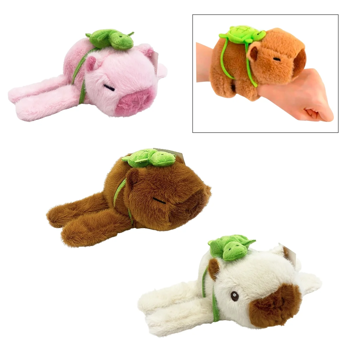 BRAZALETE CAPIBARA CON TORTUGA.