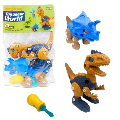 DINOSAURIO DESARMABLE X2 EN BOLSA