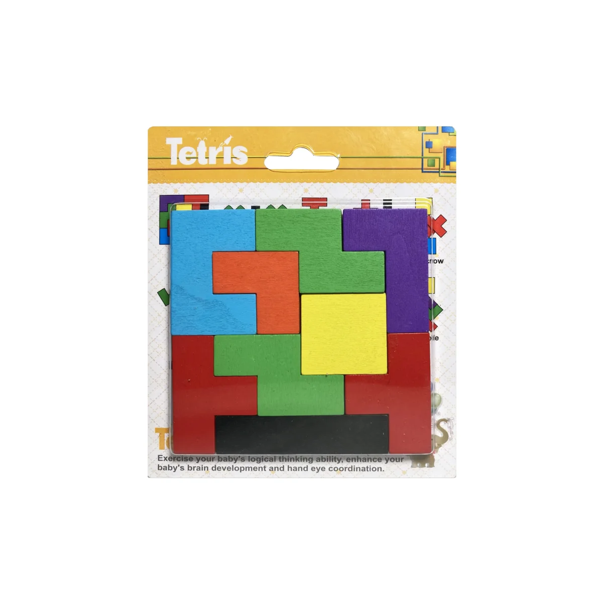 TETRIS DE MADERA DIDACTICO