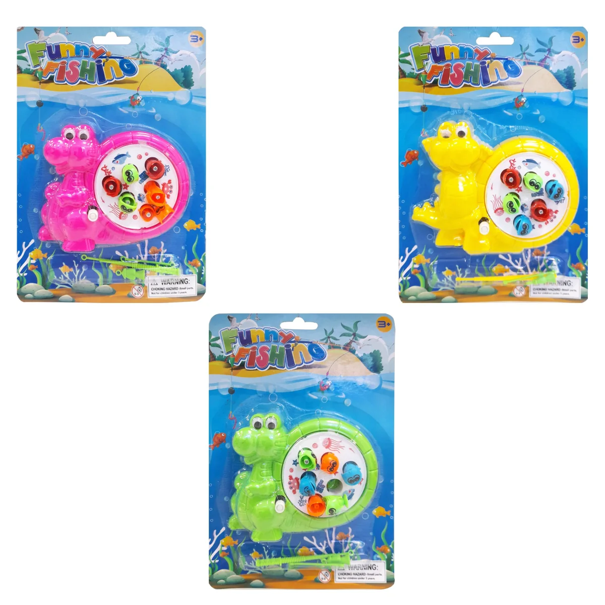 PESCA MILAGROSA DINOSAURIO ENCARTONADA