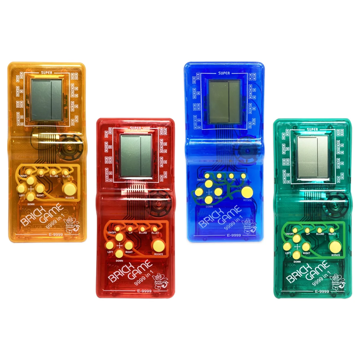 CONSOLA TETRIS TRANSPARENTE (PILAS)