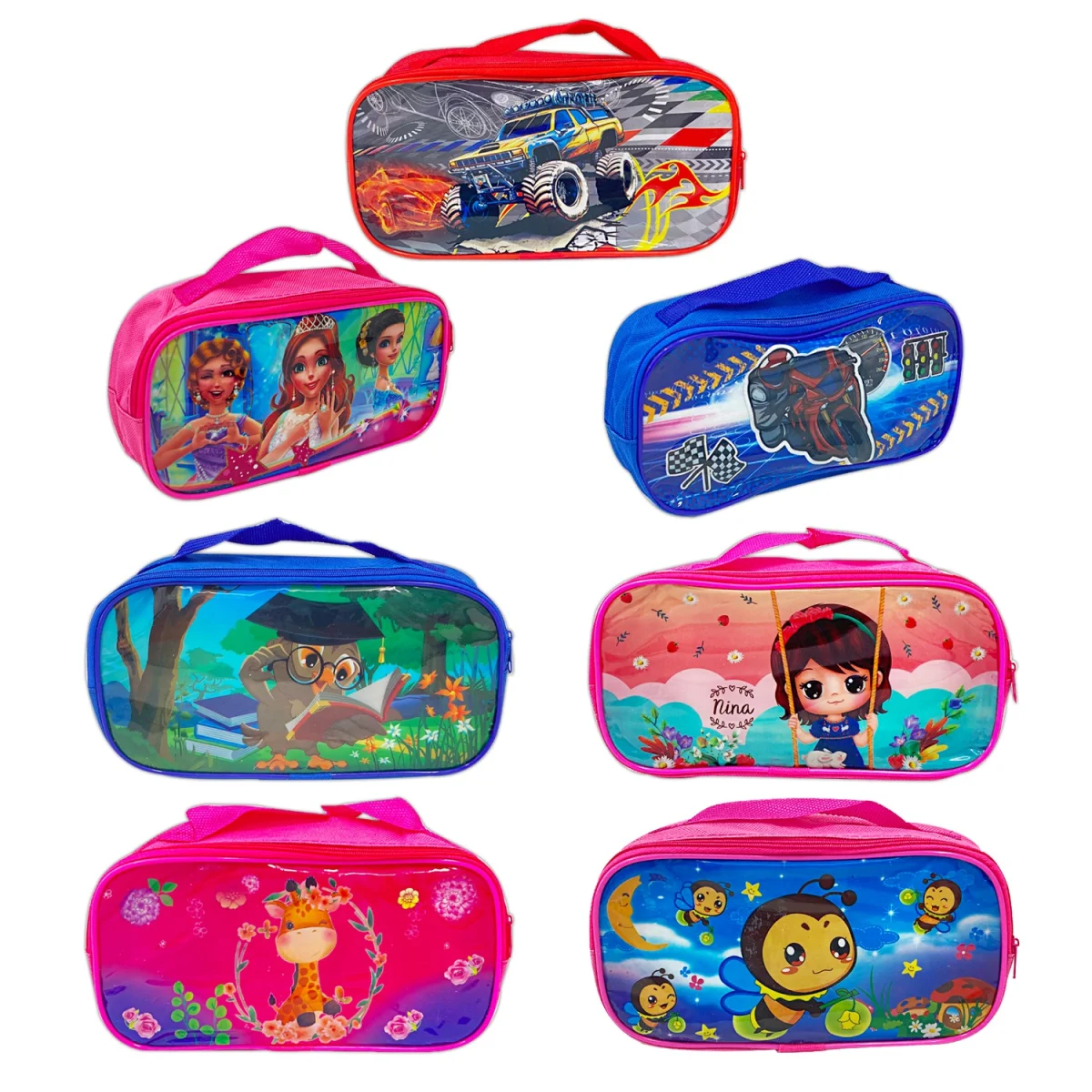 CARTUCHERA INFANTIL NIÑO/NIÑA (PQTX12)