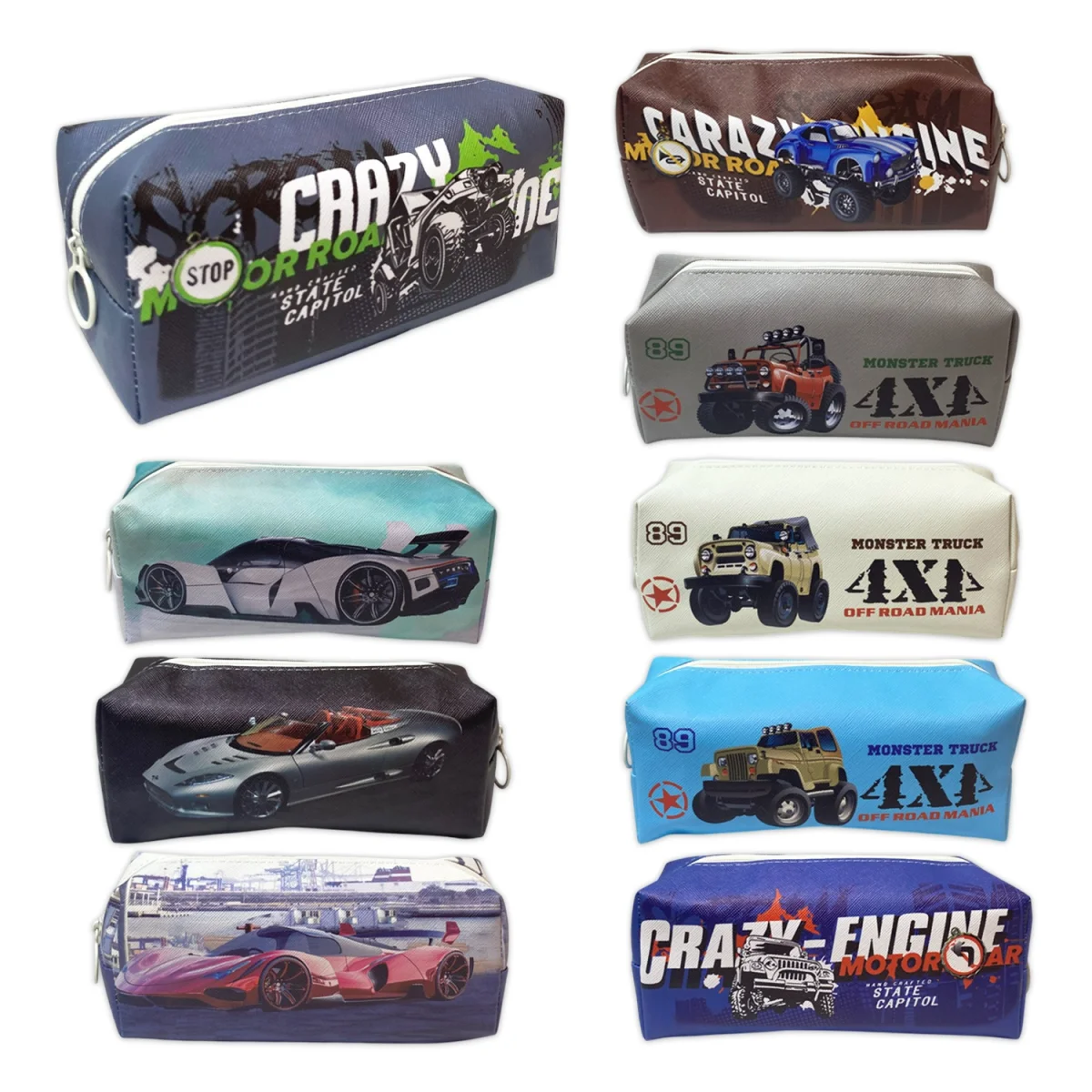 CARTUCHERA ESTAMPADA NIÑO (PQTX40)