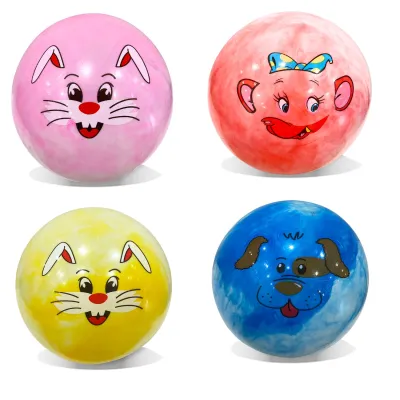 PELOTA ESTAMPADA ANIMALES 70G (PQTX10)
