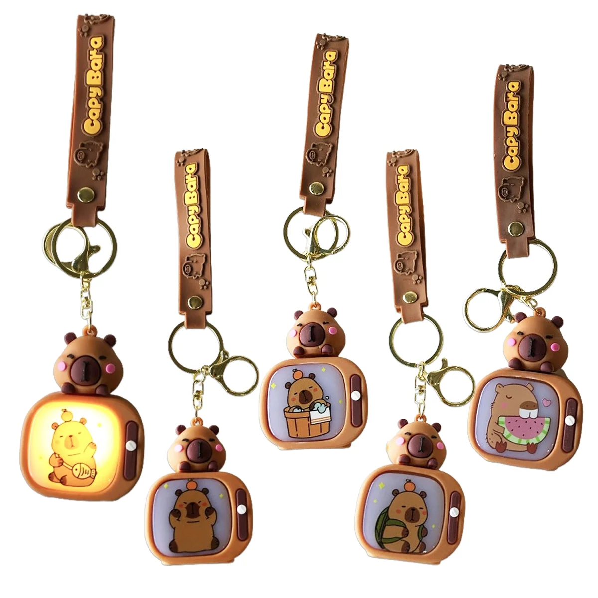 LLAVERO CAPIBARA CON LUZ (PQTX12)