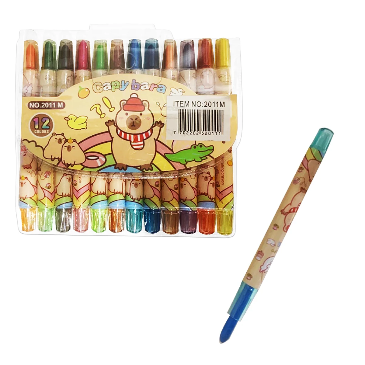 SET CRAYOLAS CAPIBARA X12 (PQTX12)