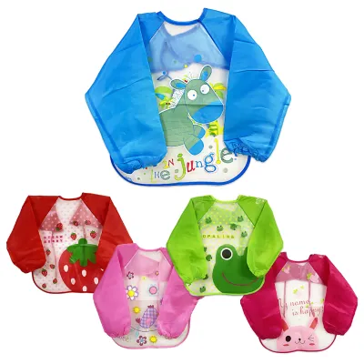 DELANTAL INFANTIL CON MANGA 38*83CM (PQTX50)