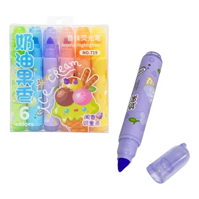 SET PLUMONES COLOR PASTEL X6 (CJX24)