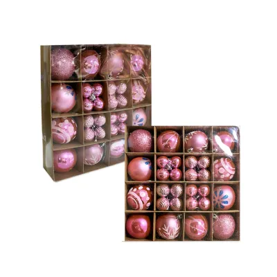 BOLA NAVIDEÑA SURTIDA 6/3CM X44