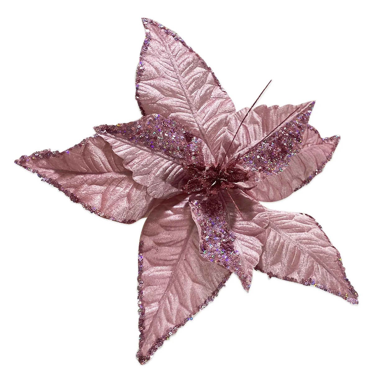 FLOR NAVIDEÑA ROSADA 46CM (BJX60)