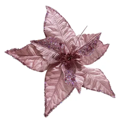 FLOR NAVIDEÑA ROSADA 46CM (BJX60)