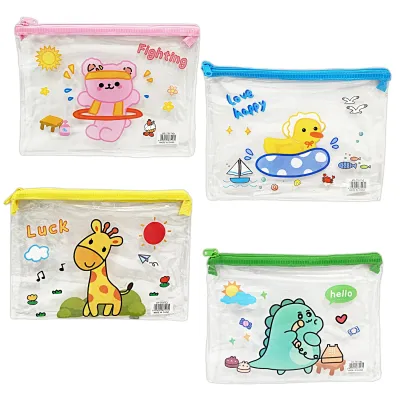 ESTUCHE ESTAMPADO ANIMALES (PQT X 12 SURTIDO)"