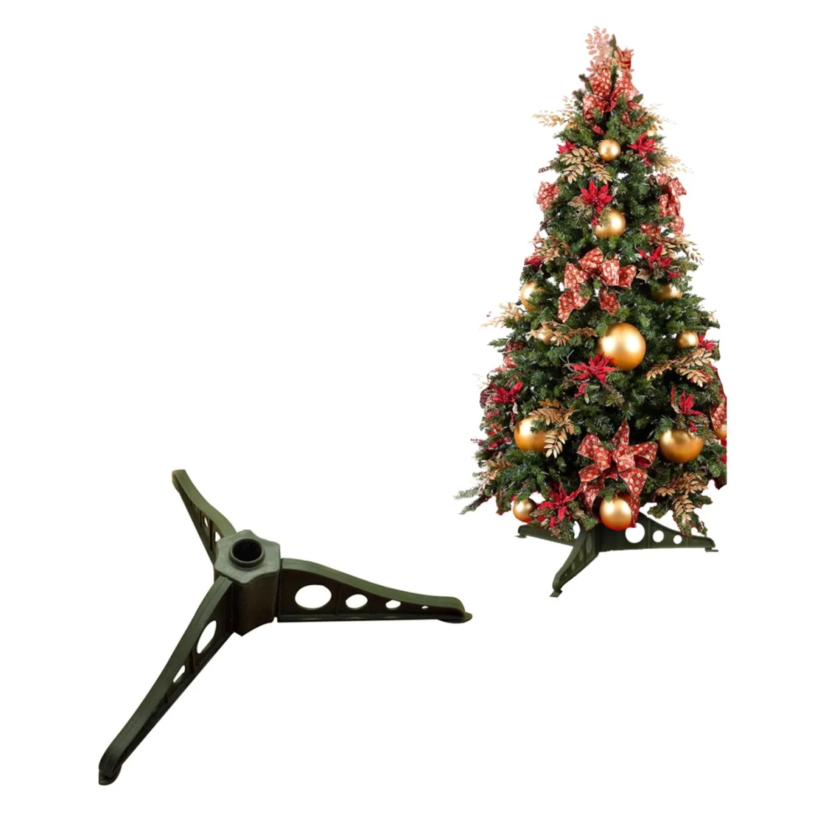 BASE PLASTICA PARA ARBOL DE 1.2M