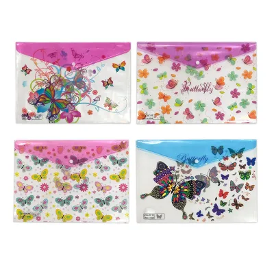 CARPETA BOTON MARIPOSAS ECONOMICA (PQTX12)