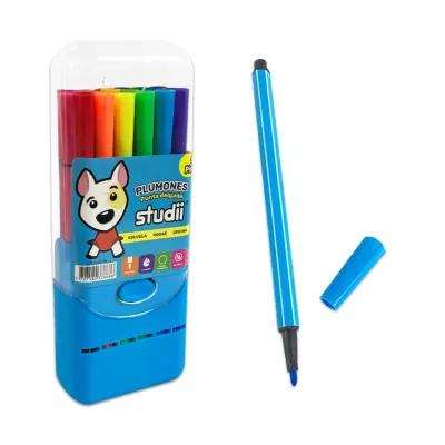 SET PLUMONES LAVABLES X18