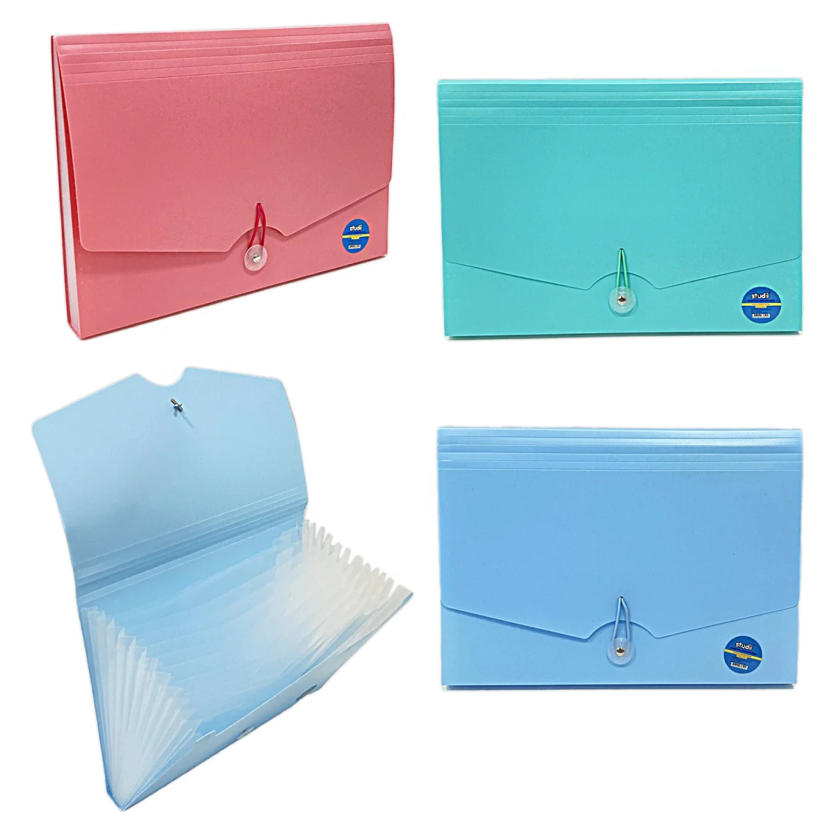 CARPETA 13 COMPARTIMIENTOS A4 (PQTX12)