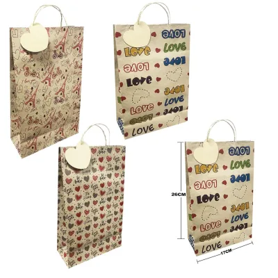 BOLSA DE REGALO ECOLOGICA PQ LOVE (PQTX12):