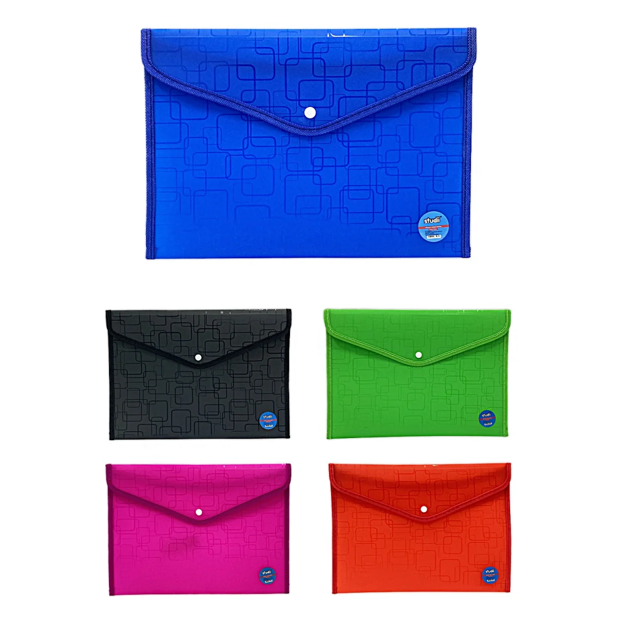 CARPETA PLASTICA OFICIO COLORES (PQTX12)