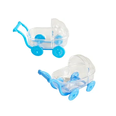 RECORDATORIO COCHE BABY SHOWER AZUL (PQT X12)
