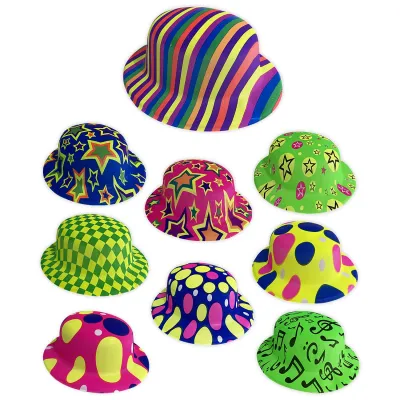 SOMBRERO DE FIESTA ESTAMPADO 26*23*8CM (PQTX12)