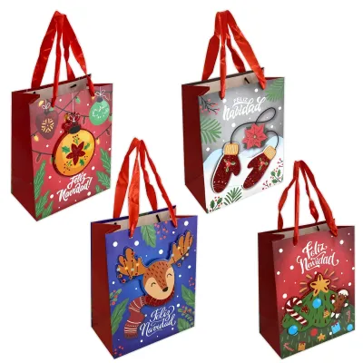 BOLSA REGALO NAVIDEÑA (PQTX12)