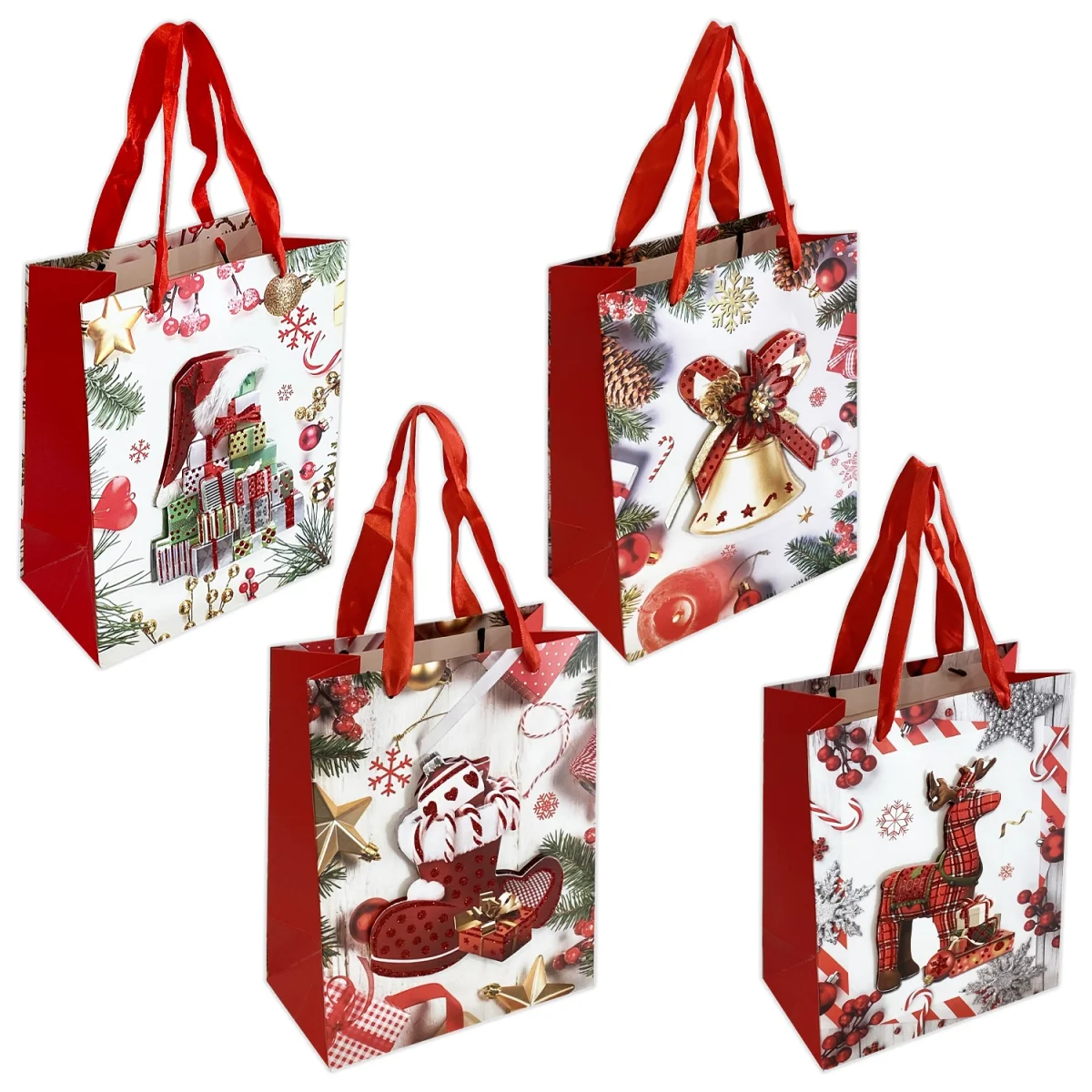 BOLSA REGALO NAVIDEÑA (PQTX12)