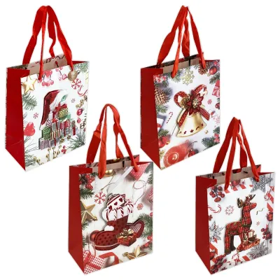 BOLSA REGALO NAVIDEÑA (PQTX12)