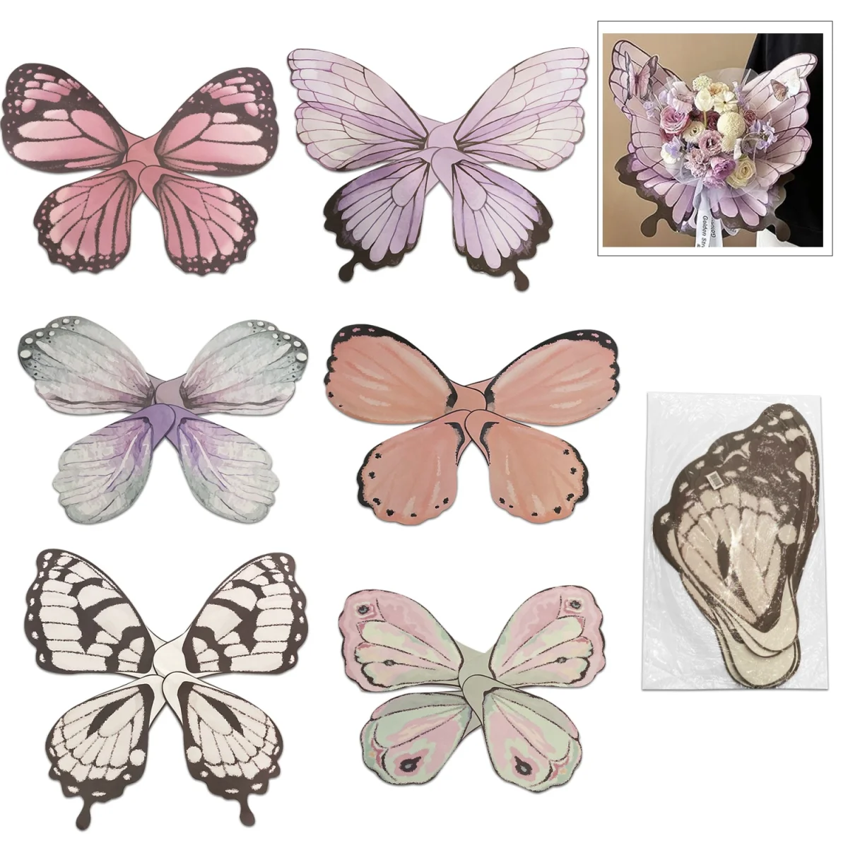 ALAS DE MARIPOSA PARA RAMO X20