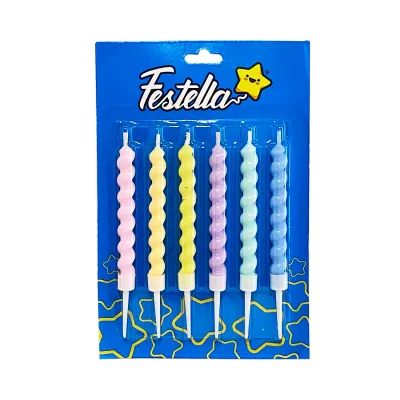 VELA COLOR PASTEL X6 (CJX24)