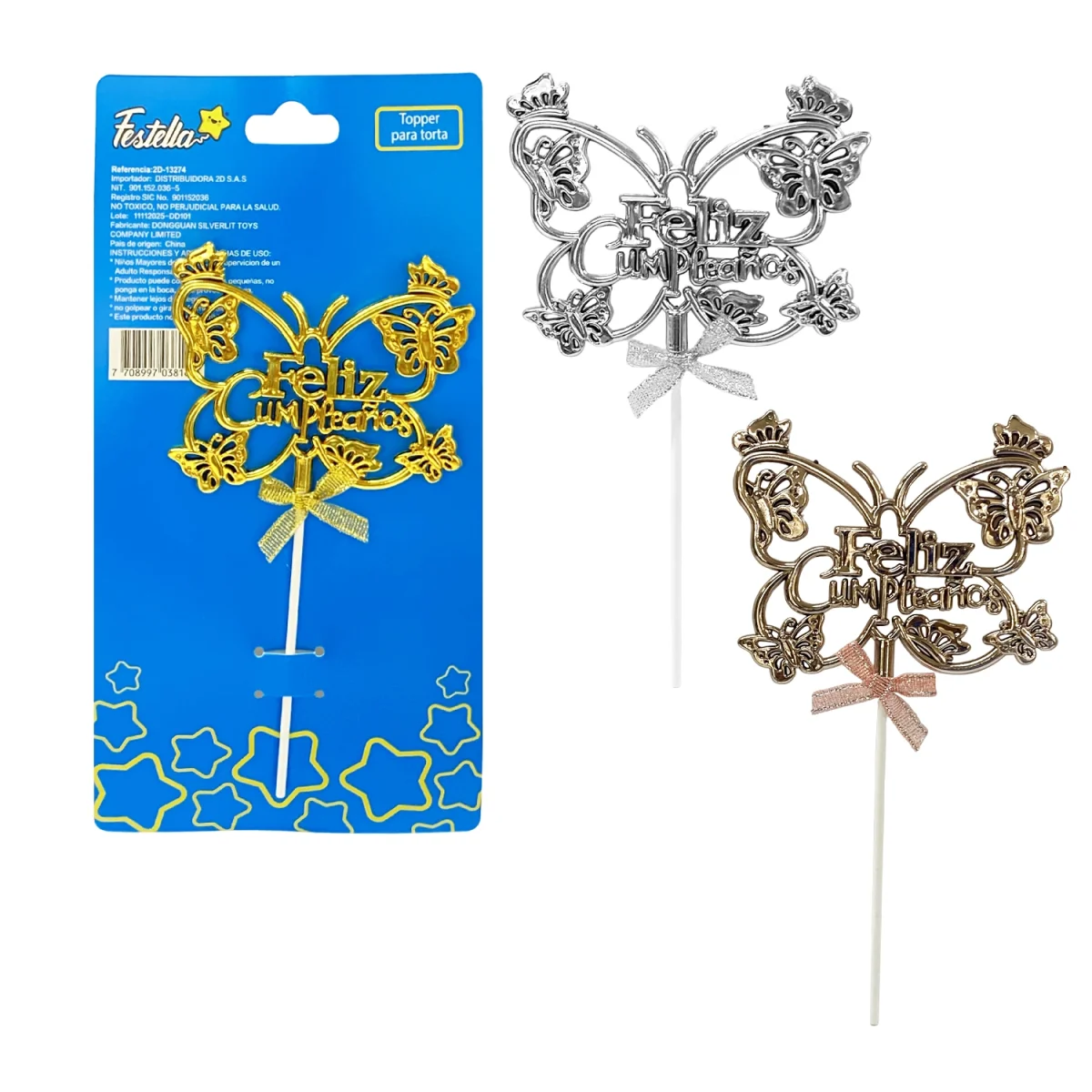 ADORNO FELIZ CUMPLEAÑOS PARA PASTEL (PQTX12)