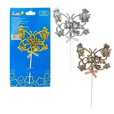 ADORNO FELIZ CUMPLEAÑOS PARA PASTEL (PQTX12)