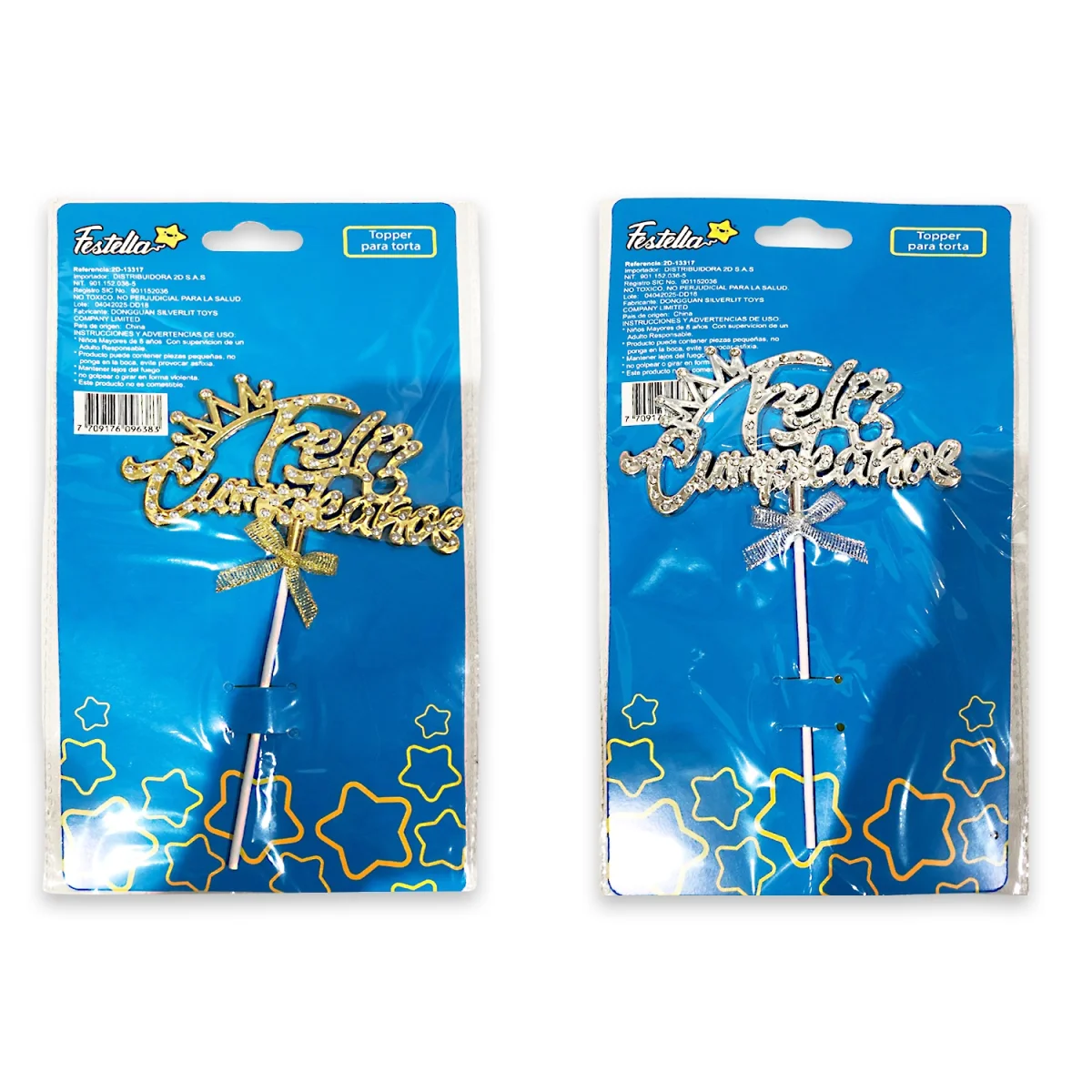 ADORNO FELIZ CUMPLEAÑOS PARA PASTEL (PQTX12)