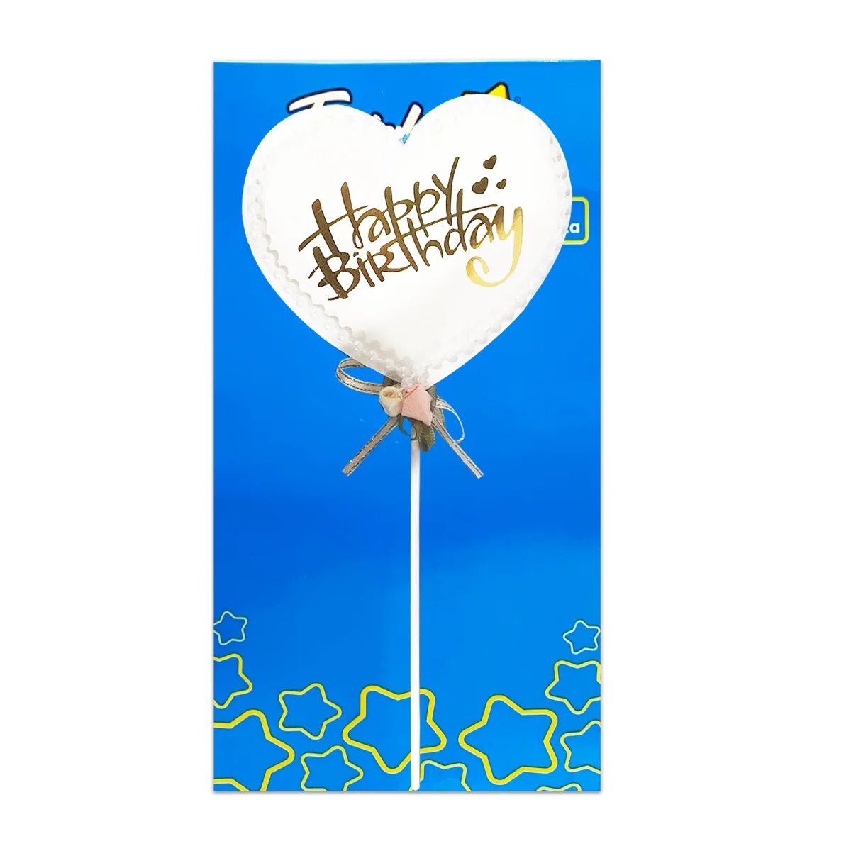 ADORNO HAPPY BIRTHDAY PARA PASTEL (PQTX12)