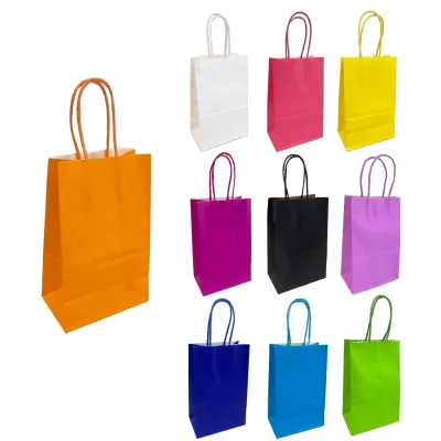 BOLSA DE REGALO COLORES 13*21*8CM (PQTX12XCOL)