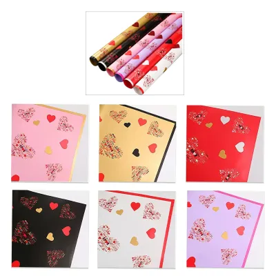 PAPEL COREANO CORAZONES SURTIDO X20XCOL