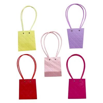 BOLSA REGALO TIPO BOLSO 11.5*10.5*13CM (PQTX10)