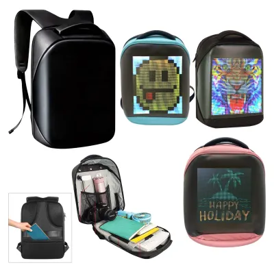 MOCHILA CON PANTALLA LED HD