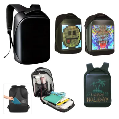 MOCHILA CON PANTALLA LED HD