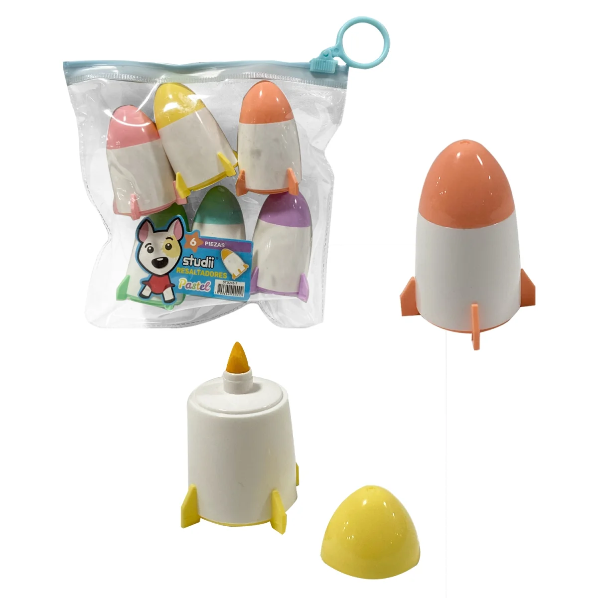 SET RESALTADOR COHETE X6