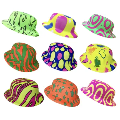 SOMBRERO FIESTA ESTAMPADO 26*23CM (PQTX12)