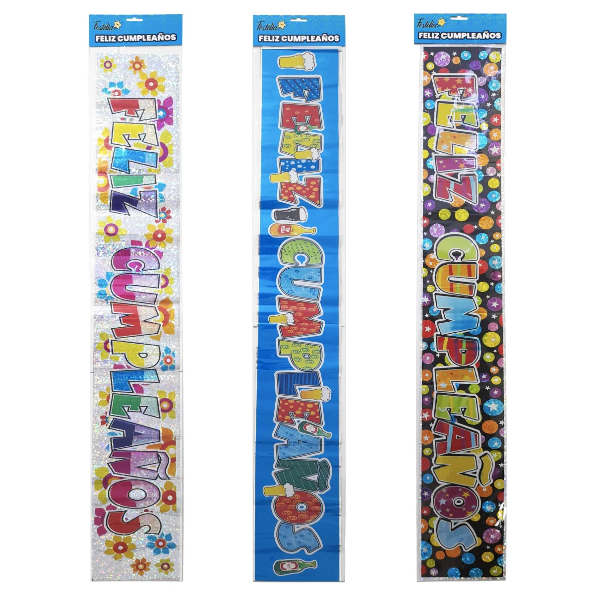 LETRERO FELIZ CUMPLEAÑOS ECO (PQTX25)