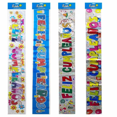 LETRERO FELIZ CUMPLEAÑOS ECO (PQTX25)