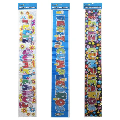 LETRERO FELIZ CUMPLEAÑOS ECO (PQTX25)