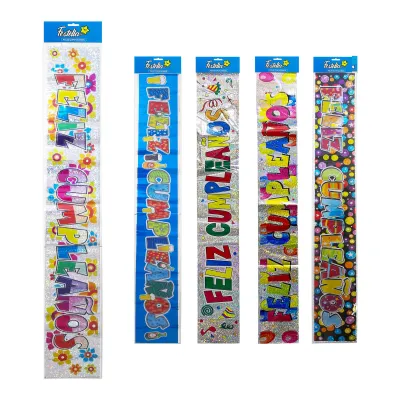 LETRERO FELIZ CUMPLEAÑOS ECO (PQTX25)